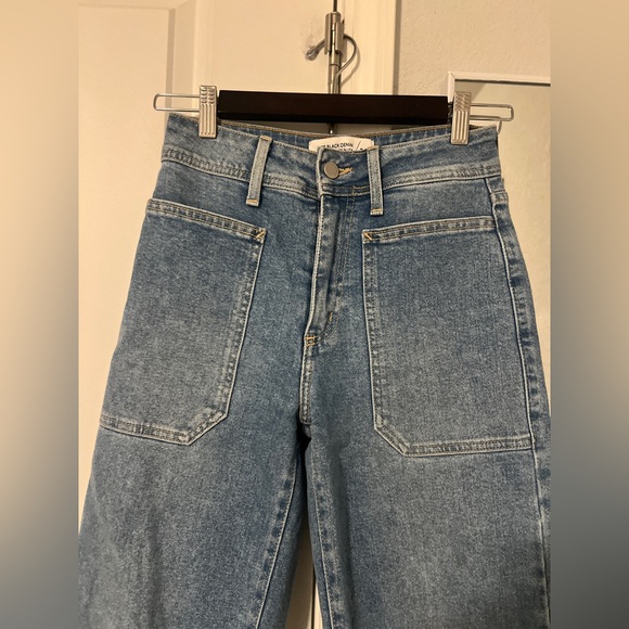 Just Black Denim The Nautical Wide Leg In Medium Denim - Picture 6 of 10